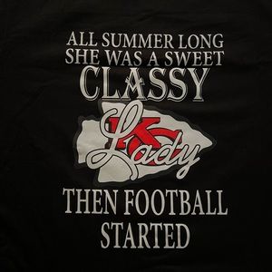 *BRAND NEW* w/o tags. Kansas City long sleeve game day lounge/sleepwear dress